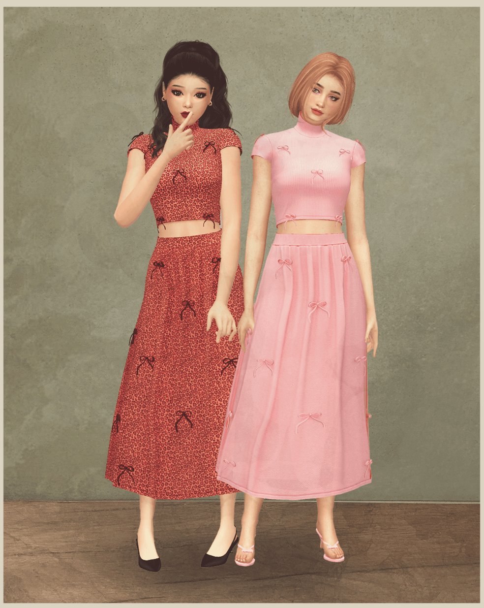 Скриншот мода Комплект юбка+топ Hyacine Set